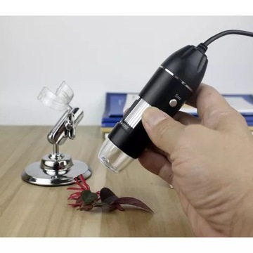 Светодиодный цифровой микроскоп 1600x образовательный для USB для детей с высоким зумом