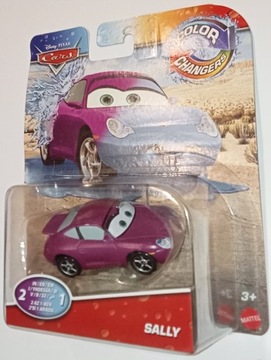 SALLY Zmieniająca Kolor Porsche Sali Auta 1:55 Disney Mattel Cars