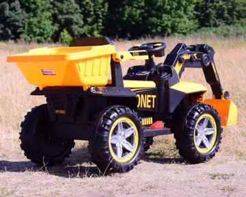 YW1888 аккумуляторный экскаватор и самосвал для детей