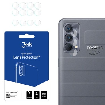 ZESTAW 4x 3MK SZKŁO HYBRYDOWE NA APARAT DO REALME GT MASTER EDITION