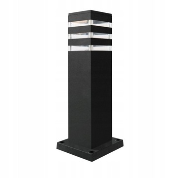SŁUPEK OGRODOWY LAMPA TEKSAS 44CM GRAFIT POLUX