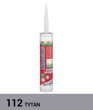 MAPEI SILIKON MAPESIL 310ML 112 TYTAN