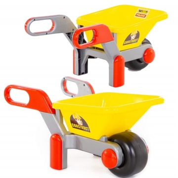 Тачка с КОМПЛЕКТом Каменщика + ШЛЕМ + ЛОПАТА ПОЛЕСЬЕ