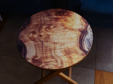 Журнальный столик - Кусок дерева
