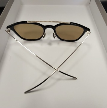 Męskie okulary przeciwsłoneczne Lacoste Pilotki Czarne