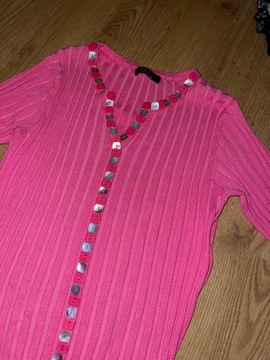 Bluzka różowa sweterkowa desicns 1 36 S