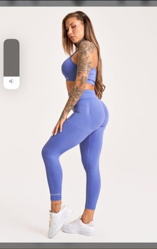 ЛЕГИНСЫ PUSH UP 2.0 ЛАВАНДА GYM GLAMOUR S