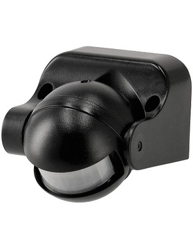Светодиодный PIR датчик движения IP44 1200Вт PR013-черный