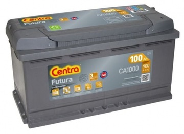 Akumulator CENTRA FUTURA CA1000 100Ah 900A P+