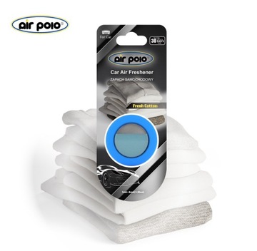 Air polo car scents zapach do samochodu odświeżacz 4 ml- FRESH COTTON