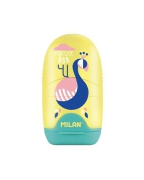 Temperówko-gumka Capsule Peacock Milan mix kolorów