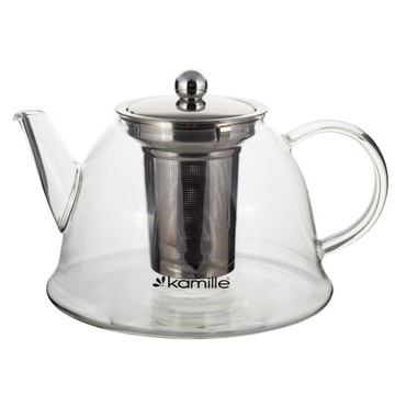 СТЕКЛЯННЫЙ КУВШИН ДЛЯ ЧАЯ, КОФЕ, ТРАВ