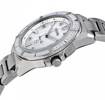 ZEGAREK Z DIAMENTAMI BULOVA 96P201 CERTYFIKAT BOX