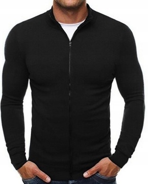 SWETER MĘSKI ELASTYCZNY ROZPINANY MIĘKKI JAKOŚĆ