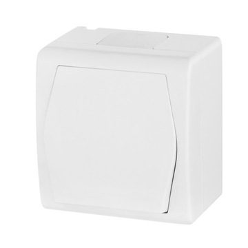 Hermes2 Łącznik 1-biegunowy biały IP44 LNT-1 1001-00