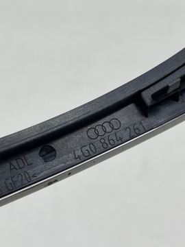 Декоративная планка AUDI A6 C7, декор центрального туннеля, BRUSHED ALUMINIUM