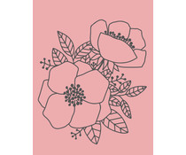 Stempel drewniany May & Berry - Kwiaty
