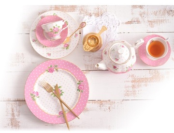 ТОНКАЯ ФАРФОРОВАЯ ЧАШКА РОЗОВАЯ РОЗА 220 МЛ КОСТЯНОЙ ФАРИН НА ПОДАРОК