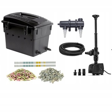 Zestaw SET 9 Filtr UV-C do oczka 5000L + Pompa 2000l/h