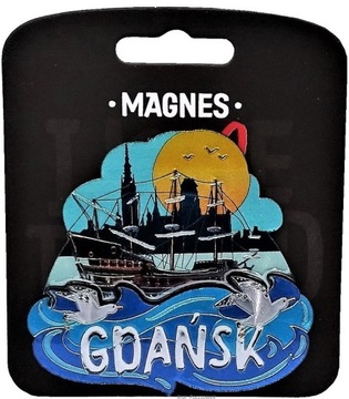 Magnes GDAŃSK - pamiątka, upominek, gadżet