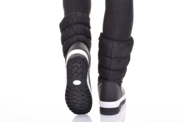 ЖЕНСКИЕ ВЫСОКИЕ СНЕЖНЫЕ САПОГИ УТЕПЛЕННЫЕ ЗИМНИЕ САПОГИ ТЕПЛЫЕ УДОБНЫЕ ЧЕРНЫЕ