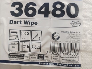 DART WIPE - ПРОМЫШЛЕННАЯ САЛФЕТКА БЕЗ ПЫЛИ 2 x 168 м (TORK W2)