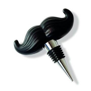 Stoper do wina Wąsy - Mustache Wine Stopper