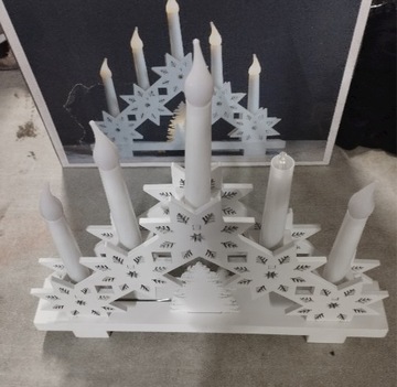 ПОДСВЕЧНИК СВЕТОДИОДНЫЙ - РОЖДЕСТВЕНСКОЕ УКРАШЕНИЕ - b