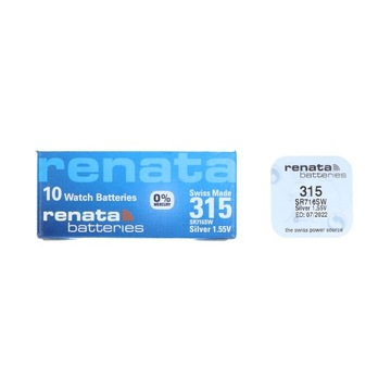 1 x Bateria Srebrowa RENATA SR315 SR716SW