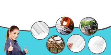 Плита ПОЛИКАРБОНАТ трапециевидная трапеция 0,9х3,00 графит