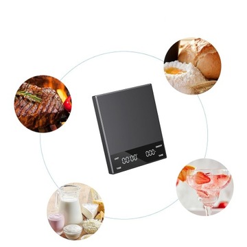 ТОЧНЫЕ КУХОННЫЕ ВЕСЫ ДЛЯ КОФЕ ВЕСЫ ДЛЯ ЭСПРЕССО 3 КГ/0,1 Г G, ML, OZ LED