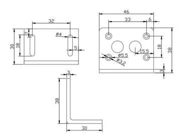 UCHWYT do SILNIK WOLNOOBROTOWY MIKRO Z PRZEKLADNIA