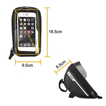 ВОДОНЕПРОНИЦАЕМЫЙ ВЕЛОСИПЕДНЫЙ СУМКА ДЛЯ ТЕЛЕФОНА ДЕРЖАТЕЛЬ ДЛЯ ВЕЛОСИПЕДА НА РУЛЬ