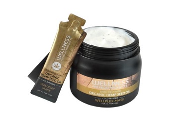 WELLNESS WELLPLEX ЧЕРНАЯ МАСКА ДЛЯ ВОЛОС + БЕСПЛАТНО