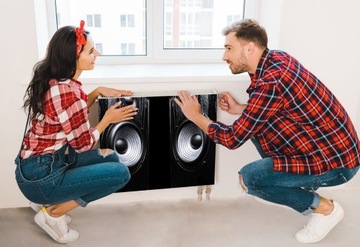 MAGNETYCZNA OSŁONA NA KALORYFER 60x60 MUZYKA FOTOTAPETA