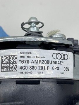 AUDI A1 8X A7 A6 C7 ULOŽENÍ VZDUCHOVÁ AIRBAG ŘÍDÍCÍ S-LINE ORIG!
