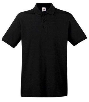 Fruit of The Loom koszulka Polo Premium Black XL