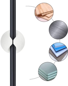 AG381 ORGANIZER KABLI CABLE DROP 6 SZTUK