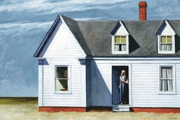 Rep E. Hopper Samo południe 120x80 obraz płótnie