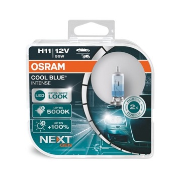 ŻARÓWKA OSRAM COOL BLUE INTENSE H11 12V 5000K 2SZT