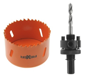 OTWORNICA BI-METALOWA 83 MM + UCHWYT DO OTWORNIC BI-METALOWYCH 32-200 MM