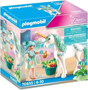 PLAYMOBIL 70655 Wróżka Karmiąca Jednorożca