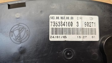 FIAT IDEA PŘÍSTROJOVÁ DESKA BUDÍK 735364160 ORIGINÁLNÍ VELMI DOBRÝ EVROPA