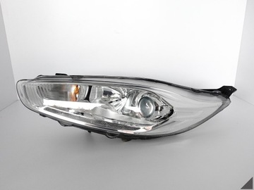 FORD FIESTA MK7 VII LIFT 12-17 SOCZEWKA ZWYKŁA/HALOGEN+LED LAMPA LEWA EU
