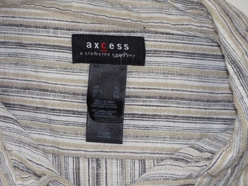 Koszula męska d/r Axcess z USA r. XL 55% len