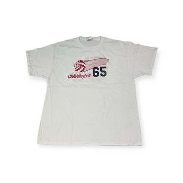 Koszulka męska biała Port Company Volleyball 65 XL