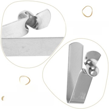 10 ШТ. ЗАЖИМЫ ПРУЖИННЫЕ КНОПКИ