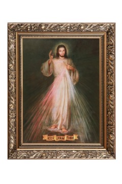 Cudowny obraz Miłosierdzia Bożego Złota Rama