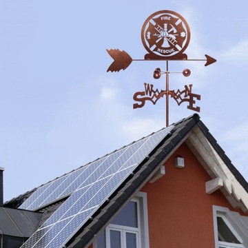 Винтажный лопастной указатель направления ветра для крепления на крыше