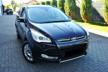 Ford Kuga II SUV 1.6 EcoBoost 150KM 2013 Ford Kuga Zarejestrowany * LEDY * Ksenony, zdjęcie 3